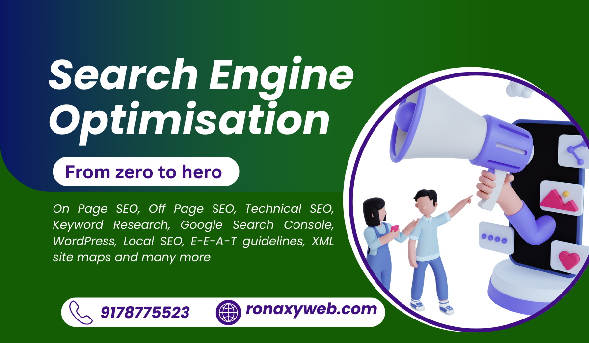 Ronaxy web SEO Course Header image